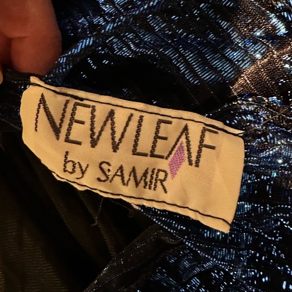 VINTAGE New Leaf by Samir 70s/80s Mermaid Cocktail dress - Picture 3 of 12